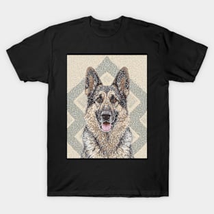 Dog Portrait - German Shepherd T-Shirt